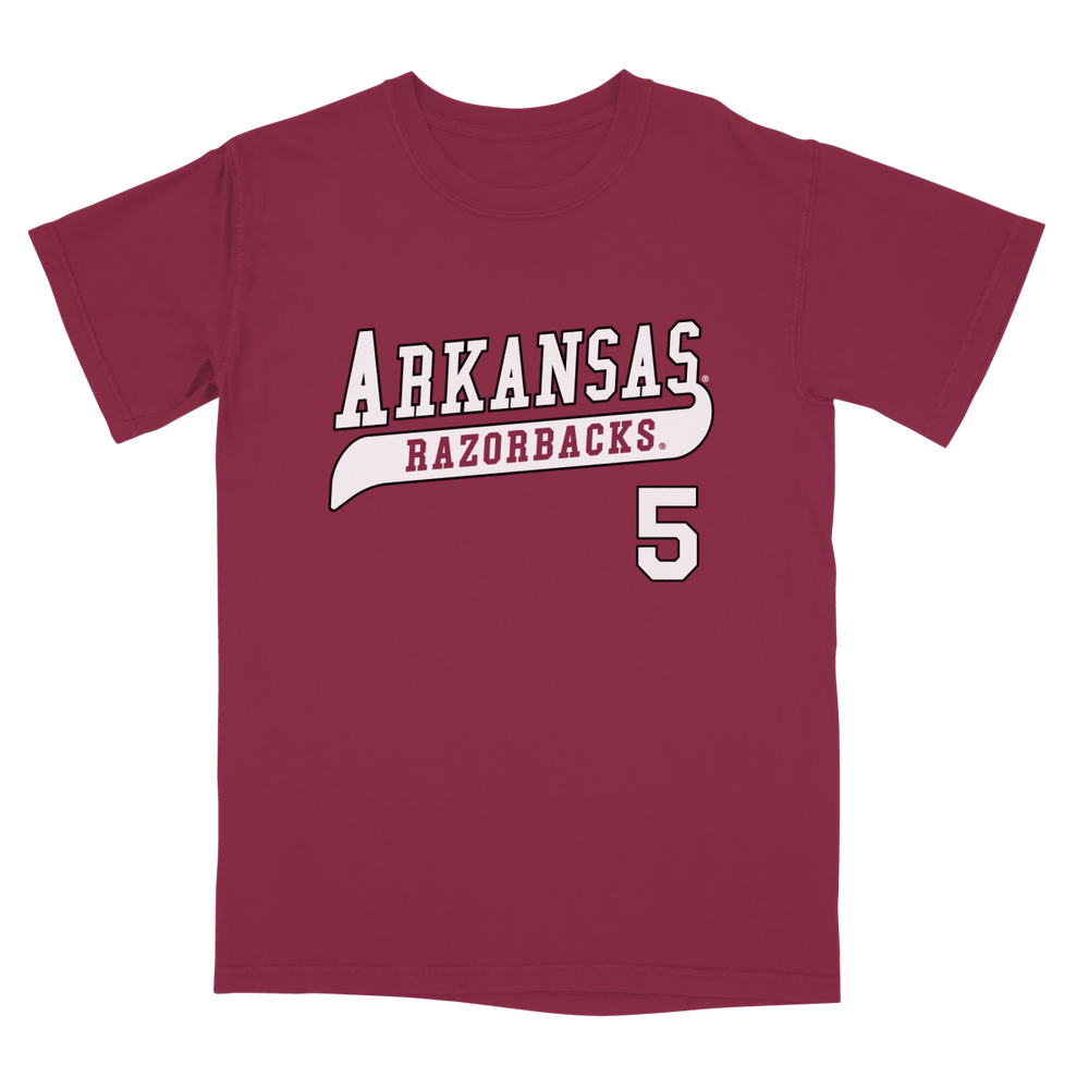 Arkansas Kendall Diggs Red Jersey T - Shirt - Shop B - Unlimited - men tee
