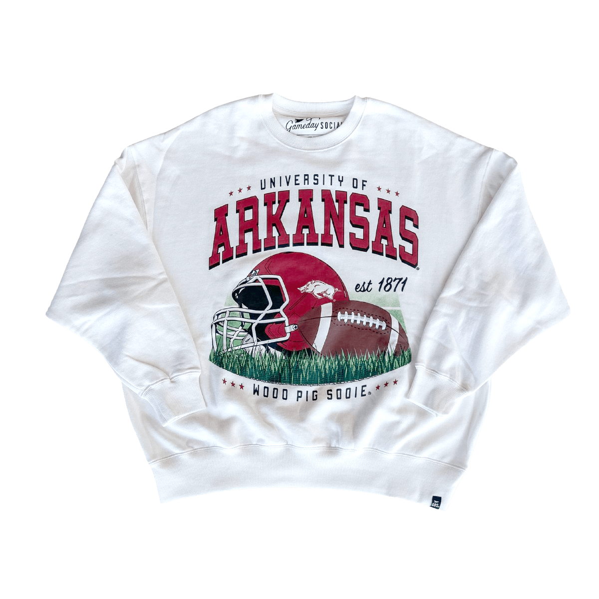 Arkansas Malone Football Sweatshirt - Shop B - Unlimited - 