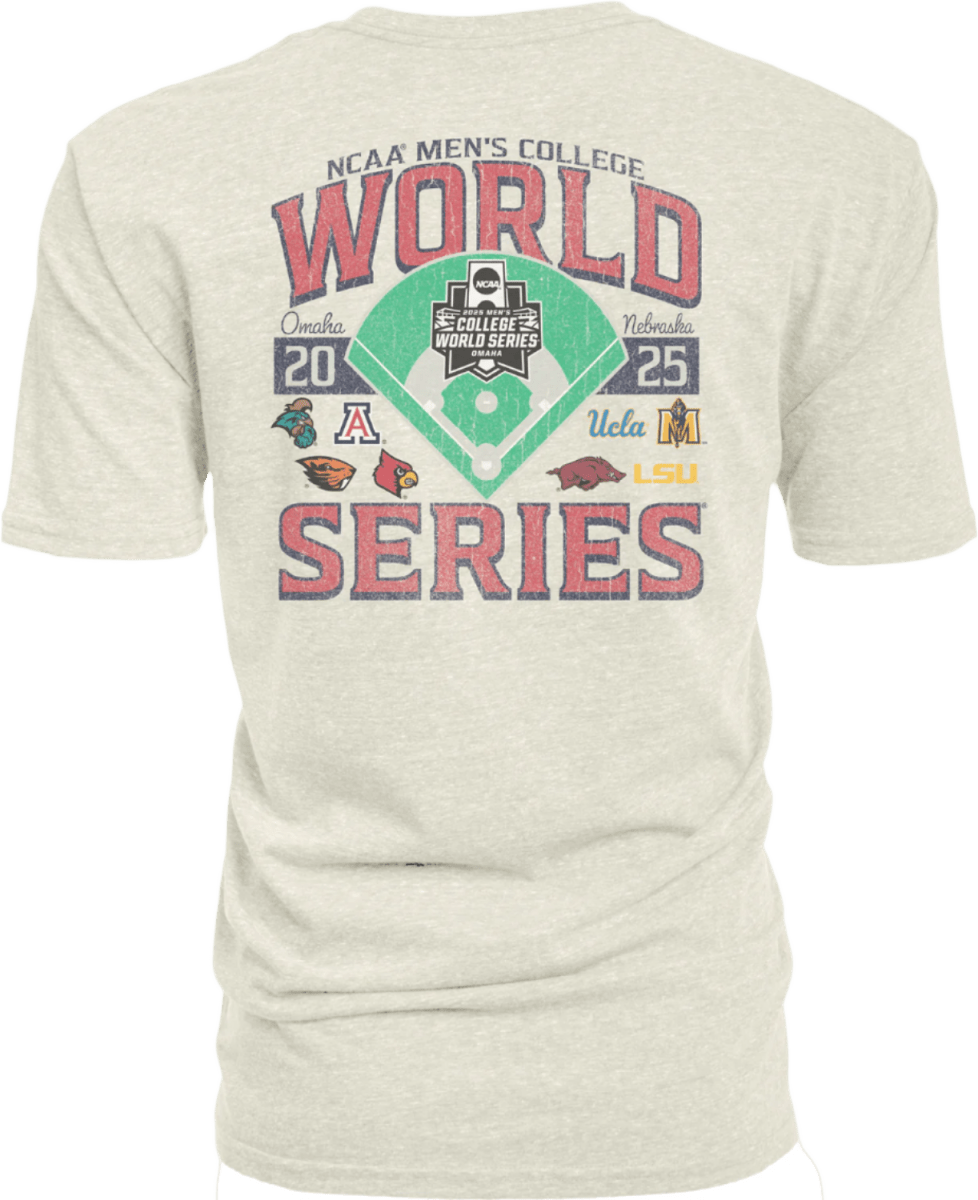 Arkansas NCAA 2025 World Series T-Shirt - Shop B - Unlimited - men tee