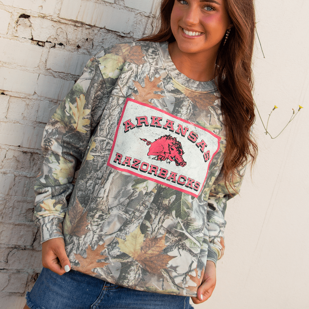 Arkansas Postcard Vintage Sweatshirt - Game Day Apparel - Sweatshirts