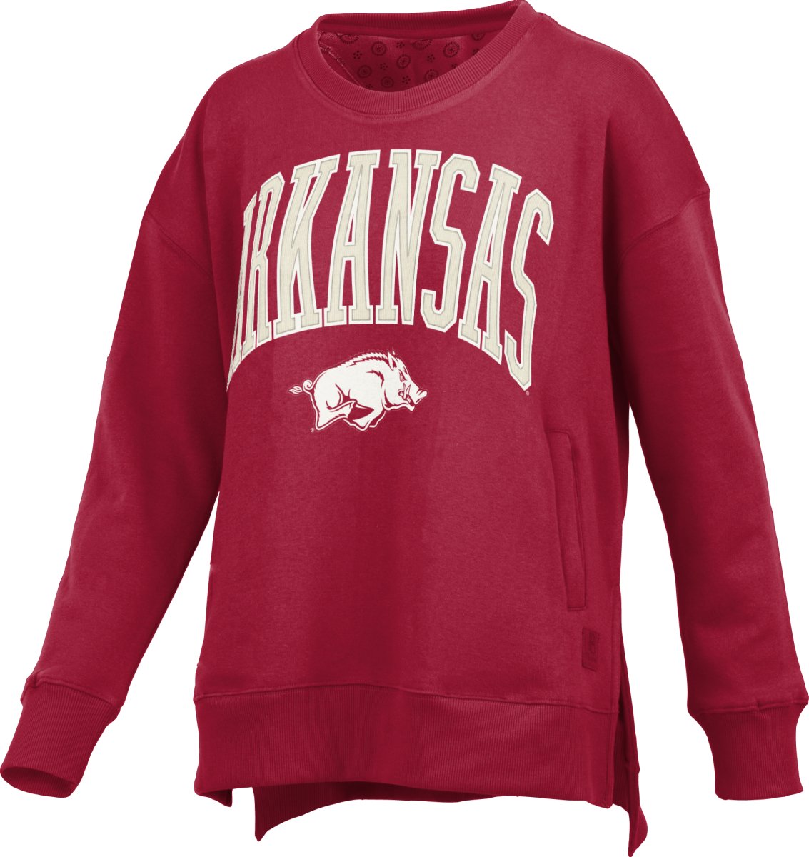 Arkansas Pressbox Venice Oversized Pocket Fleece - Shop B - Unlimited - men fleece