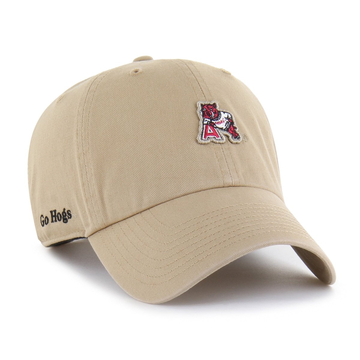 Arkansas Razorbacks Vin Micro Patch 47 Clean Up Hat - Shop B - Unlimited - 