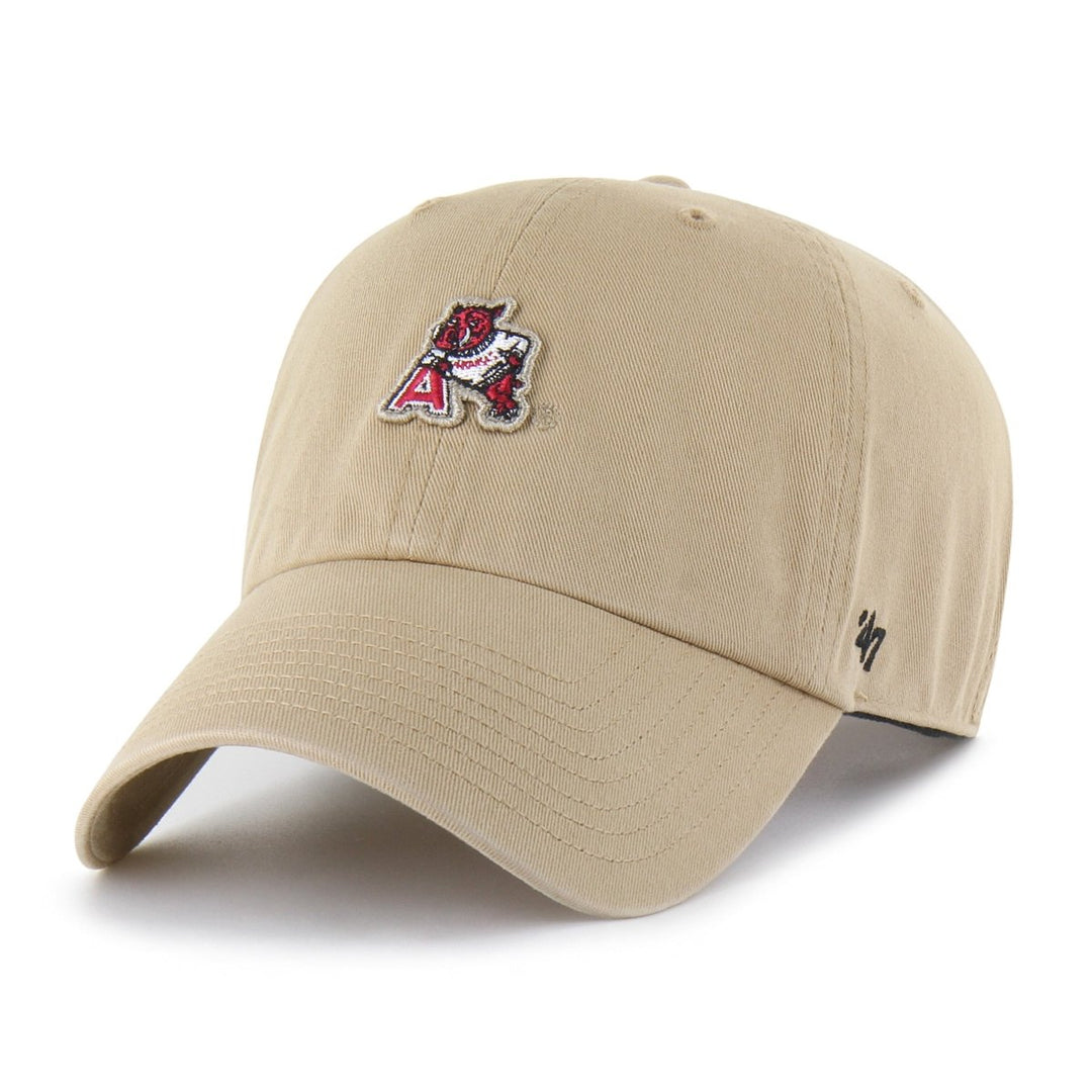 Arkansas Razorbacks Vin Micro Patch 47 Clean Up Hat - Shop B - Unlimited - 