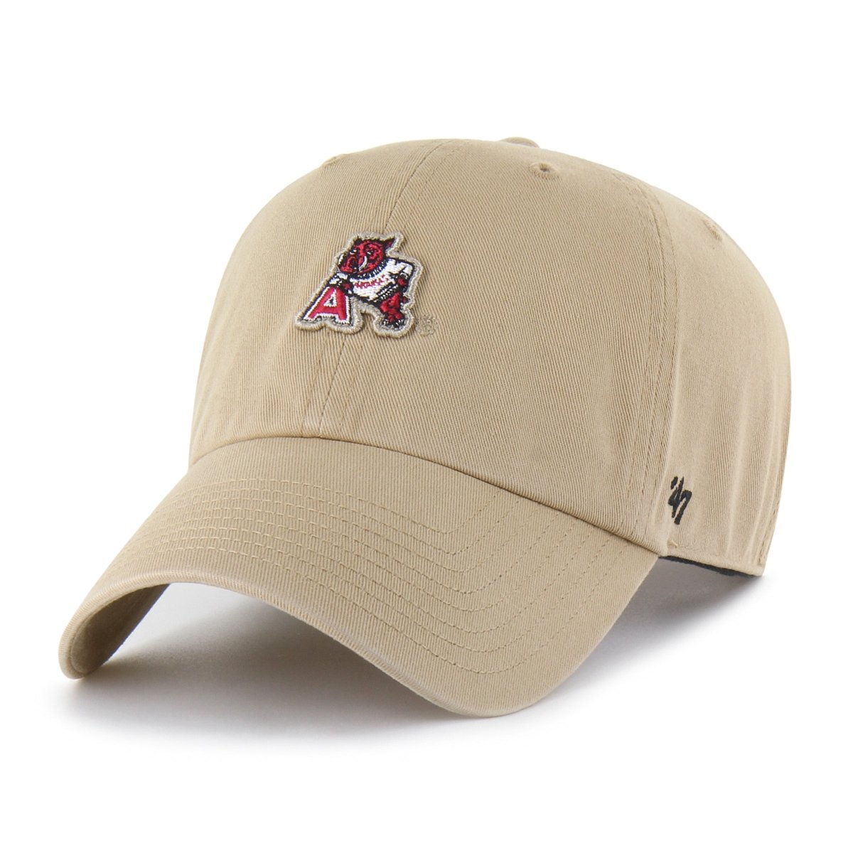 Arkansas Razorbacks Vin Micro Patch 47 Clean Up Hat - Shop B - Unlimited - 