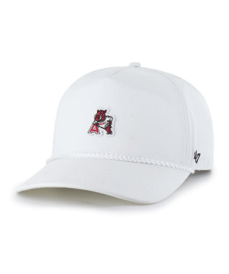 Arkansas Razorbacks White Micro Patch 47 Hitch Hat - Game Day Apparel -