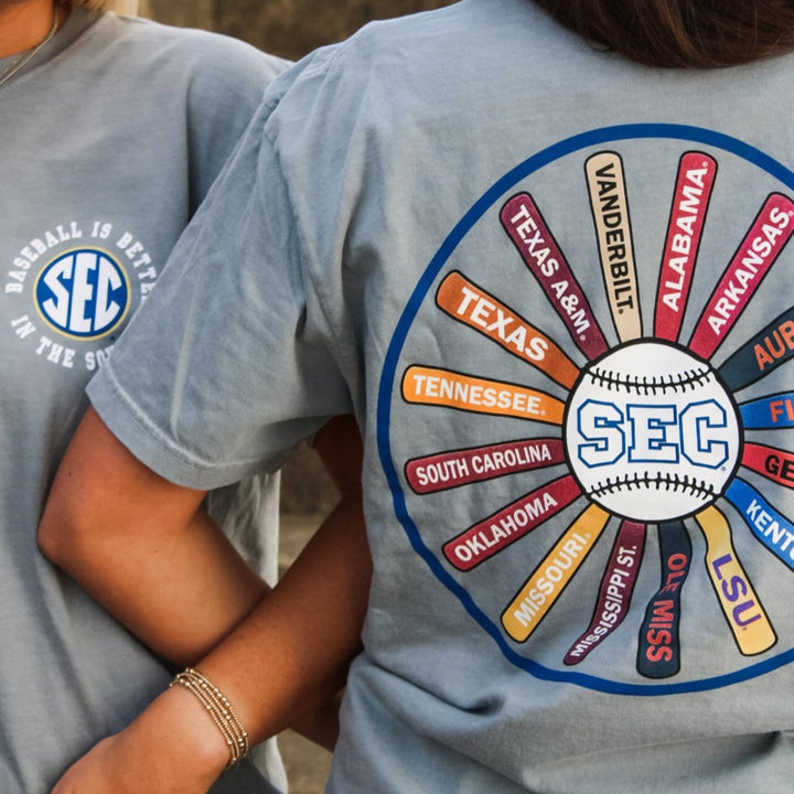 Arkansas SEC Bat Pinwheel T-Shirt - Shop B - Unlimited - men tee