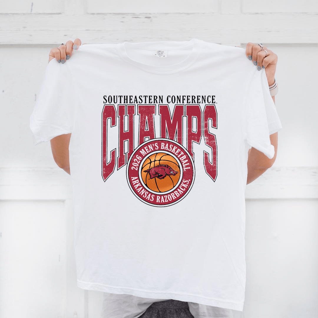 Arkansas SEC Champs T-Shirt - Game Day Apparel - 