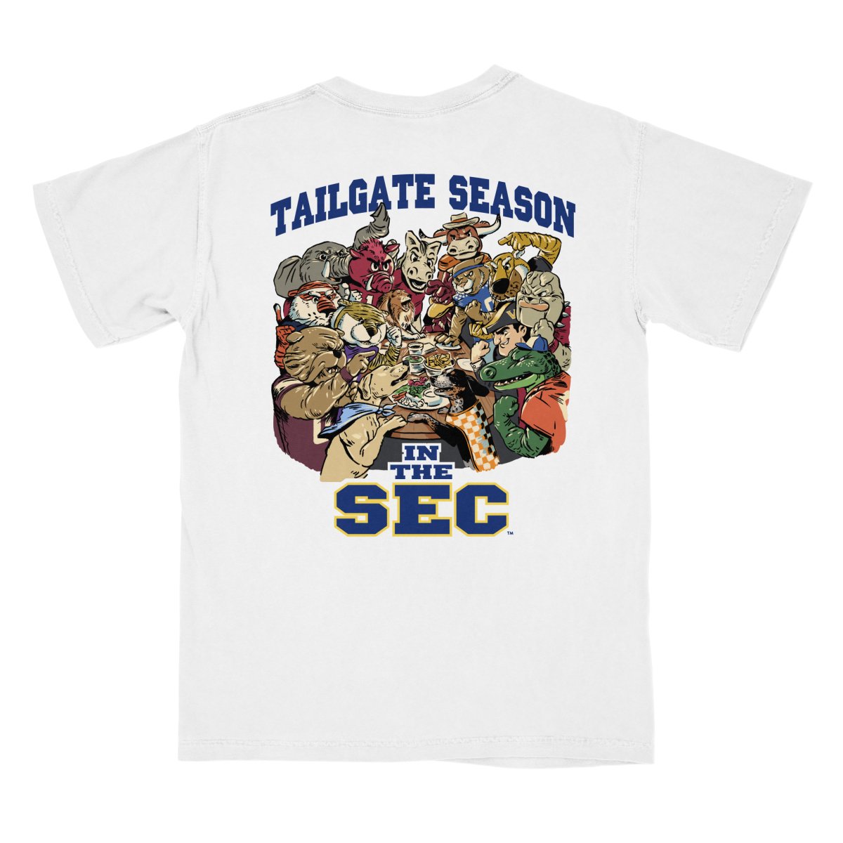 Arkansas SEC Tailgate Table T-Shirt - Shop B - Unlimited - men tee