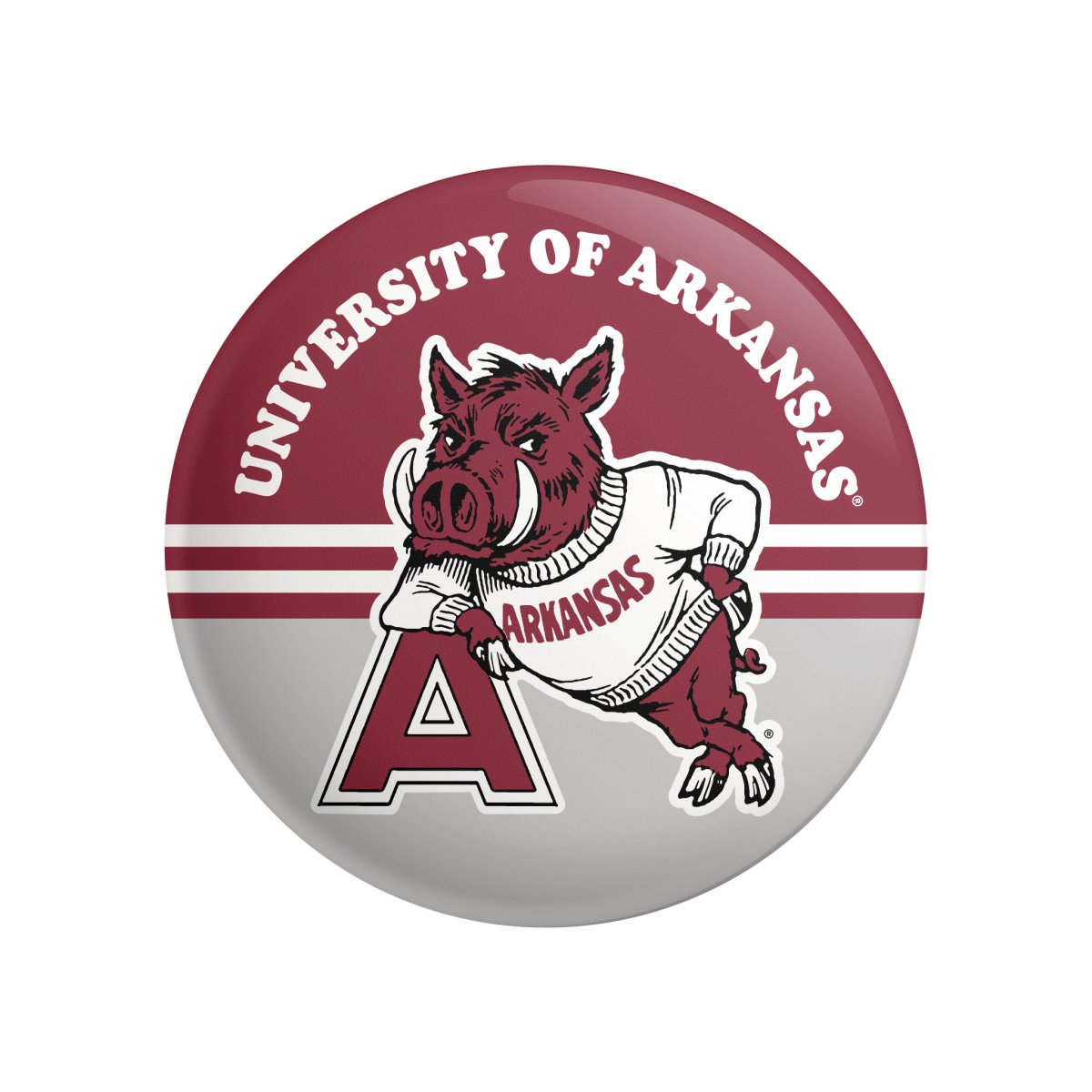 Arkansas Stand on Business Button - Shop B - Unlimited - novelty pin