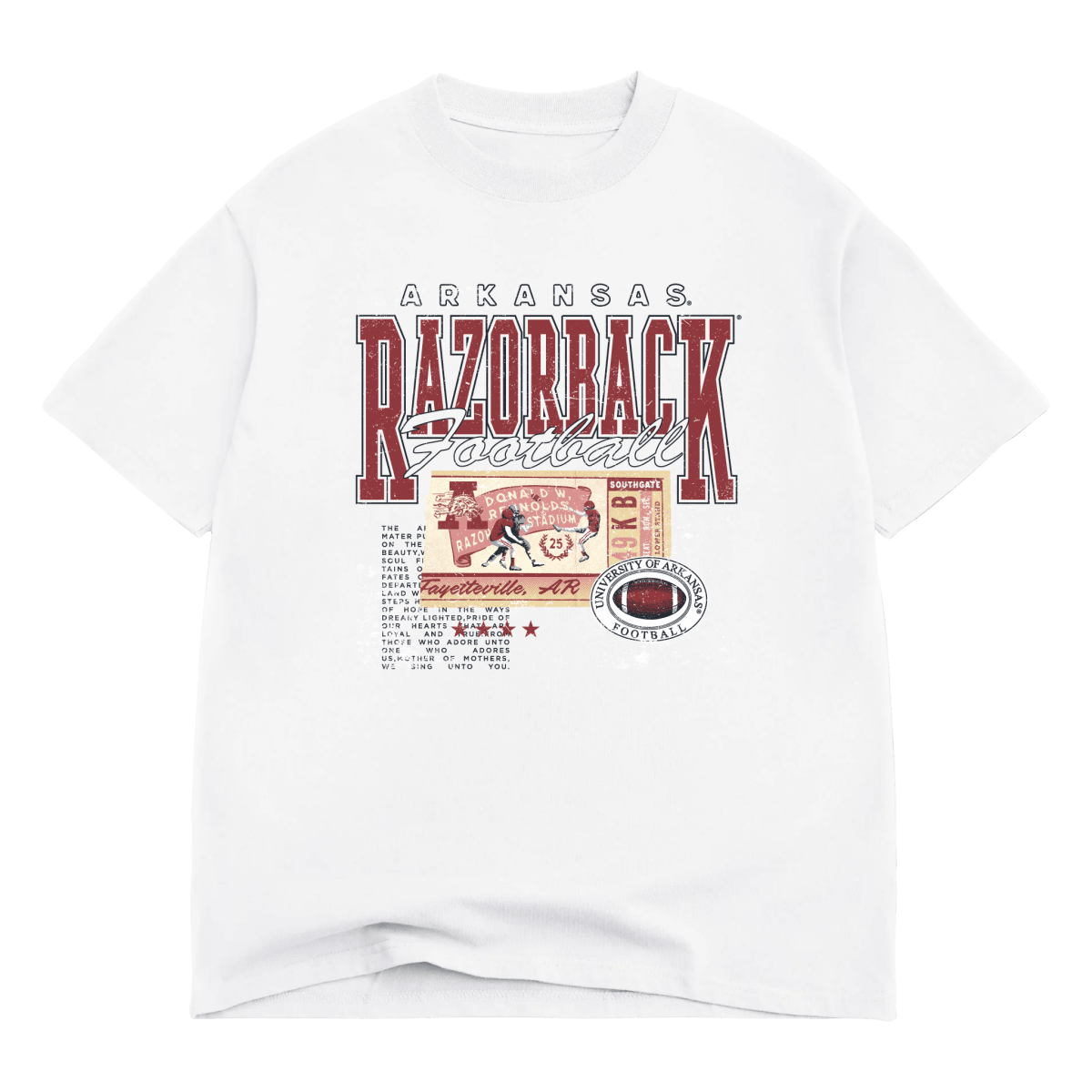 Arkansas Ticket to Victory T-Shirt - Game Day Apparel -