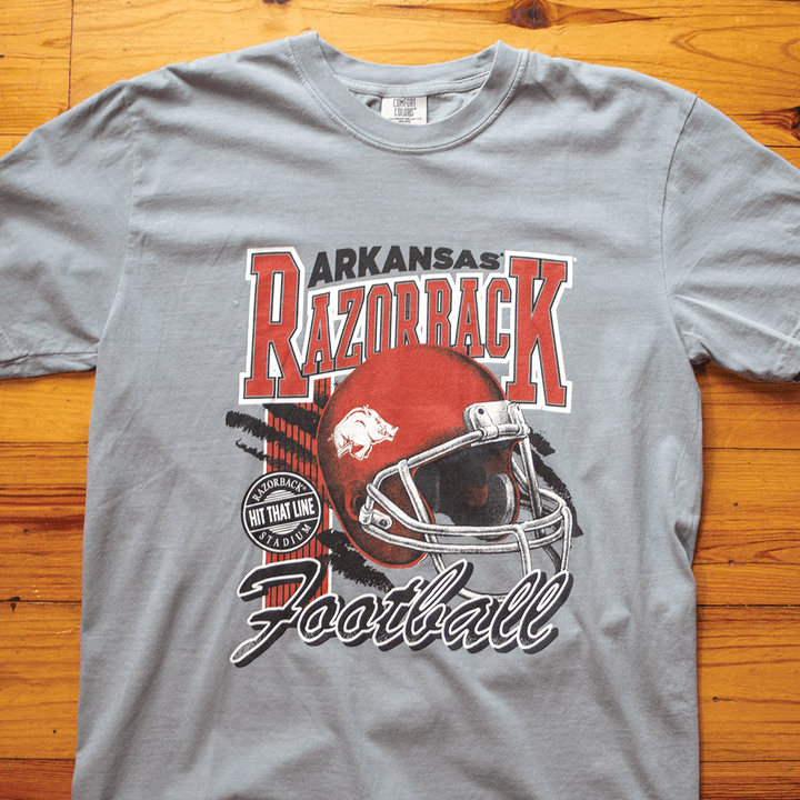 Arkansas Varsity Helmet T-Shirt - Shop B - Unlimited - men tee