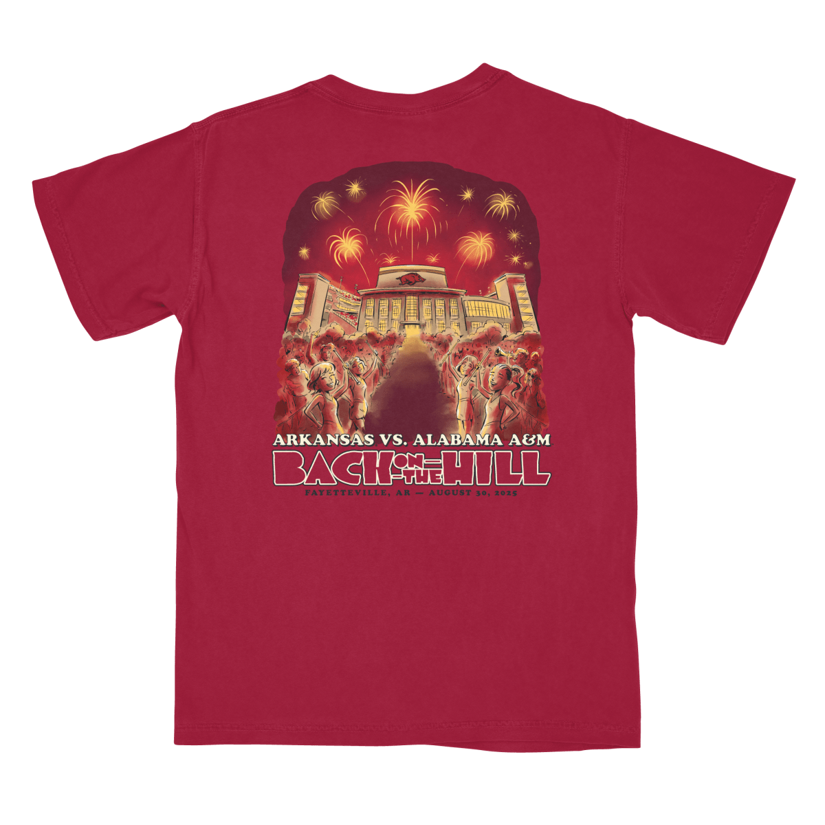 Arkansas vs Alabama A&M Game Day 2025 T-Shirt - Shop B - Unlimited - 