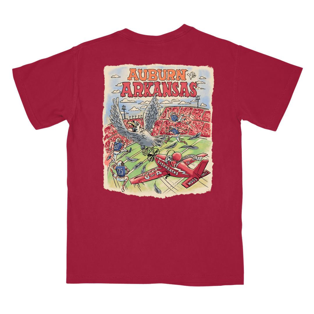 Arkansas vs Auburn Game Day 2025 T-Shirt - Shop B - Unlimited - 