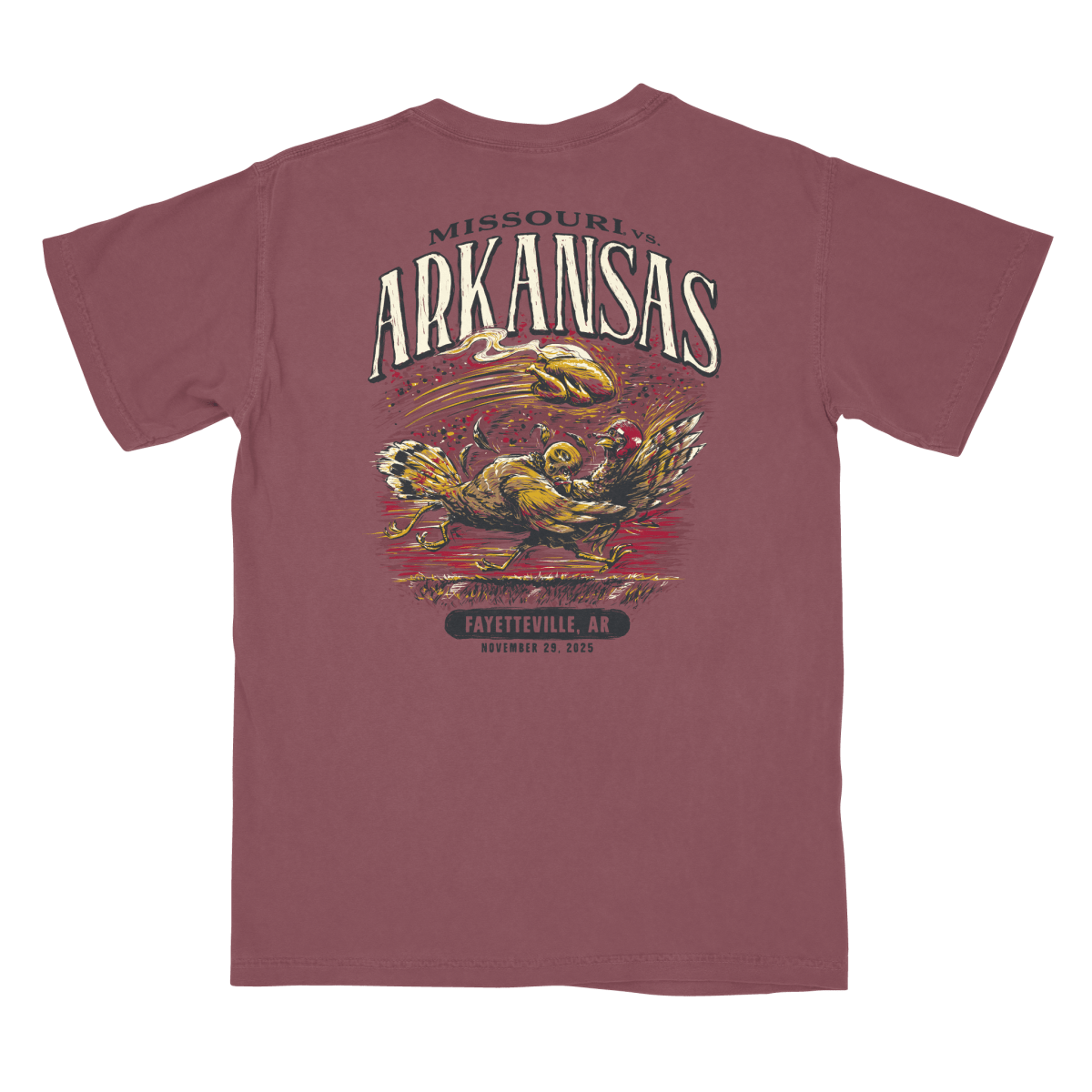 Arkansas vs Missouri Game Day 2025 T-Shirt - Shop B - Unlimited - 