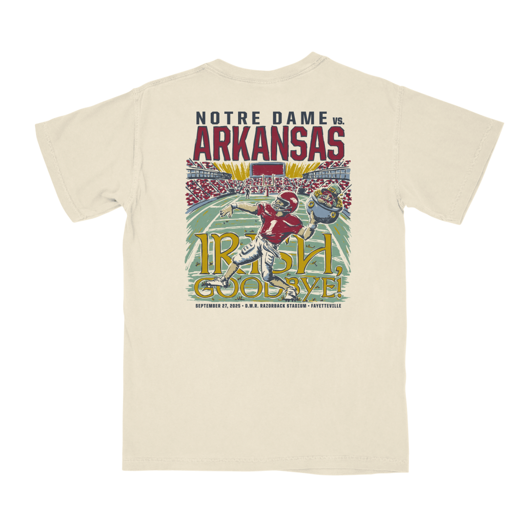 Arkansas vs Notre Dame Game Day 2025 T-Shirt - Shop B - Unlimited - 