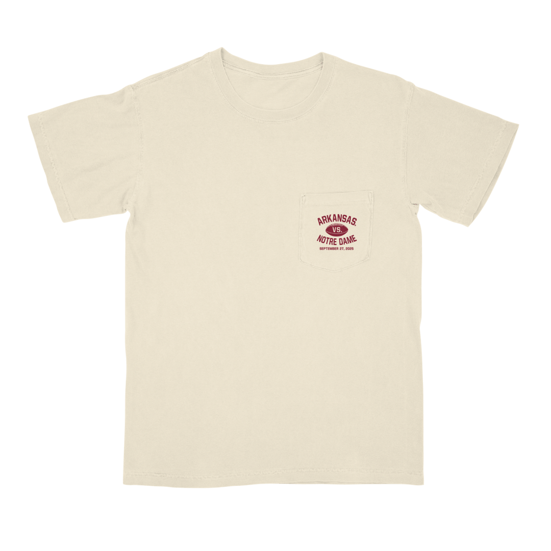 Arkansas vs Notre Dame Game Day 2025 T-Shirt - Shop B - Unlimited - 