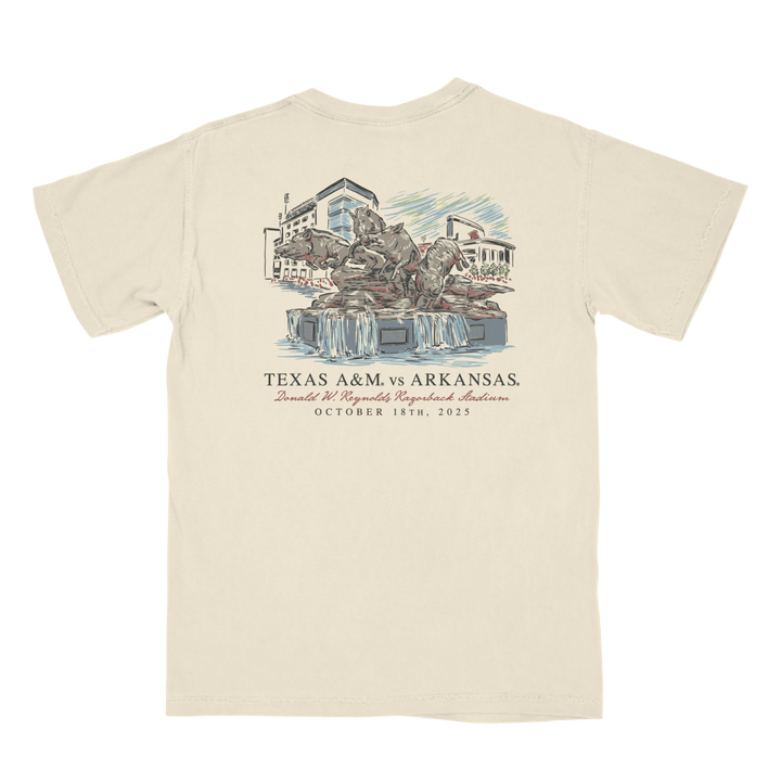 Arkansas vs Texas A&M Game Day 2025 T-Shirt - Shop B - Unlimited - 