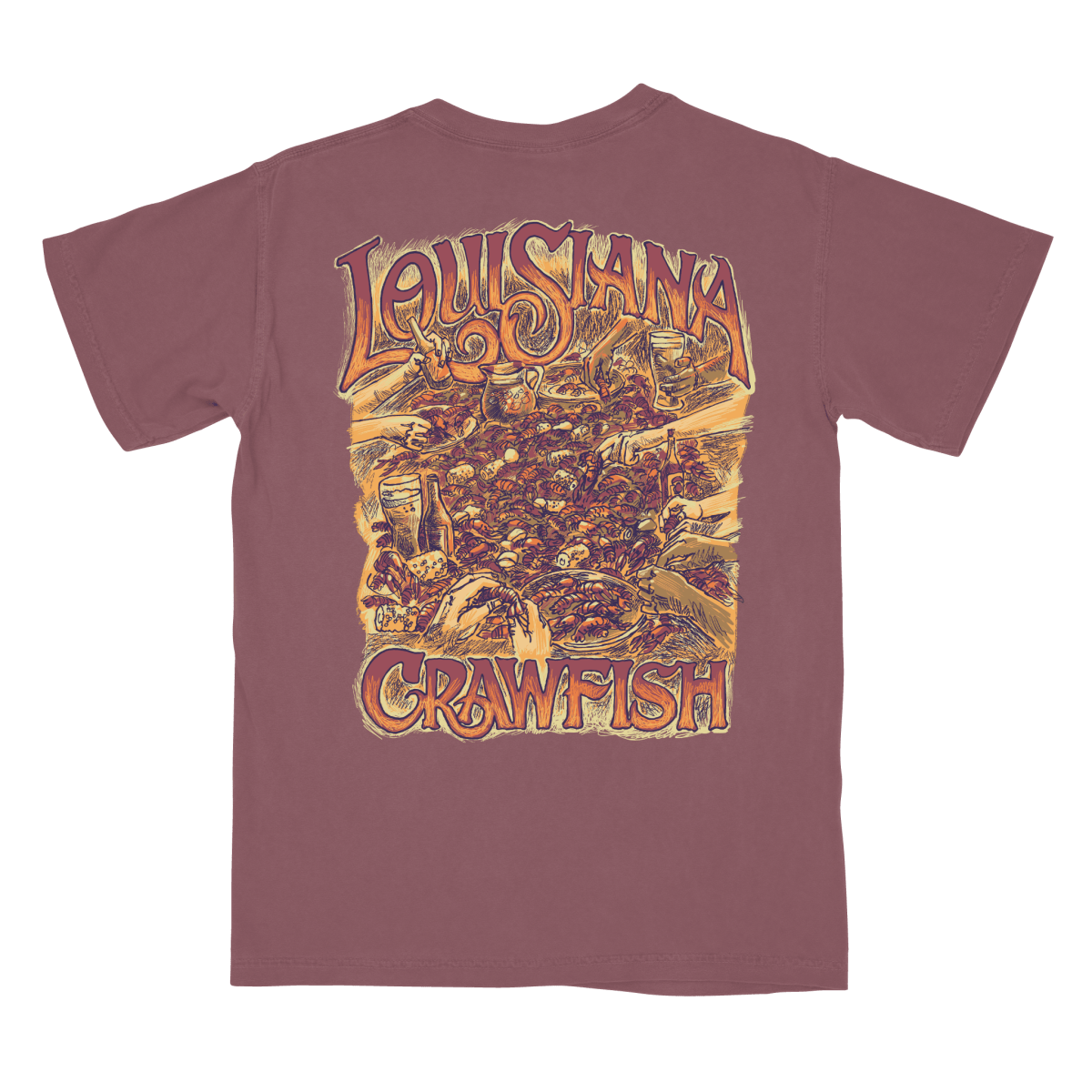 Baton Rouge Crawfish Season Pocket T-Shirt - Shop B - Unlimited - men tee