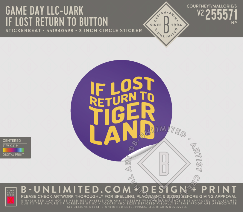 Baton Rouge Die Cut Stickers - Shop B - Unlimited - novelty sticker