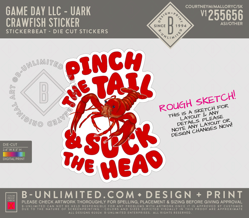 Baton Rouge Die Cut Stickers - Shop B - Unlimited - novelty sticker