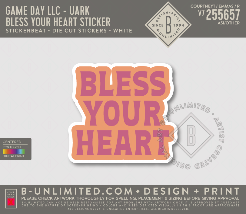 Baton Rouge Die Cut Stickers - Shop B - Unlimited - novelty sticker