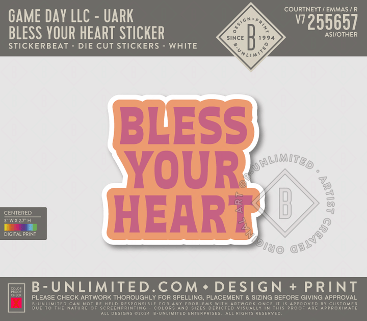 Baton Rouge Die Cut Stickers - Shop B - Unlimited - novelty sticker