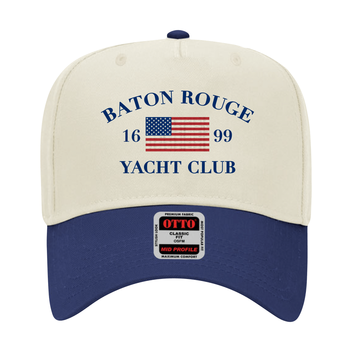 Baton Rouge Embroidered Flag Hat - Shop B - Unlimited - caps adjustable