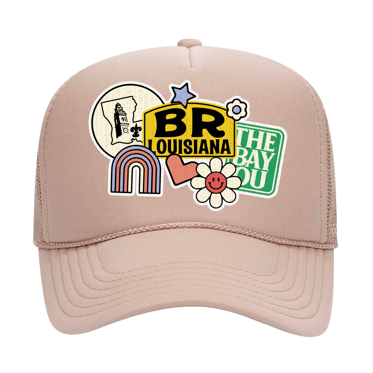 Baton Rouge Funky Patch Hat - Shop B - Unlimited - caps adjustable