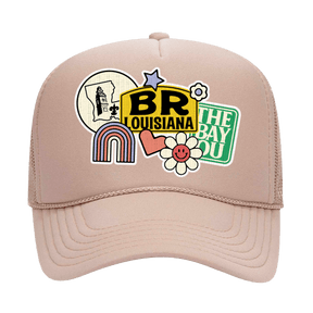 Baton Rouge Funky Patch Hat - Shop B - Unlimited - caps adjustable