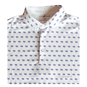 Baton Rouge Horn Legend Pattern Polo - Shop B - Unlimited - men resort