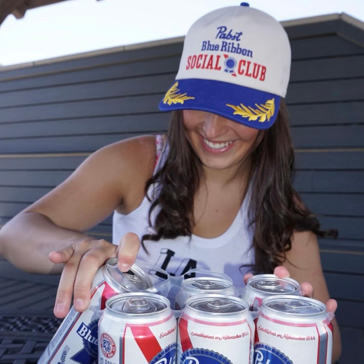 Baton Rouge Pabst Beer Hat - Shop B - Unlimited - caps adjustable