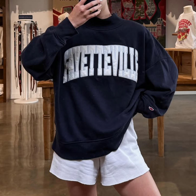 Fayetteville Mock Neck Sweatshirt