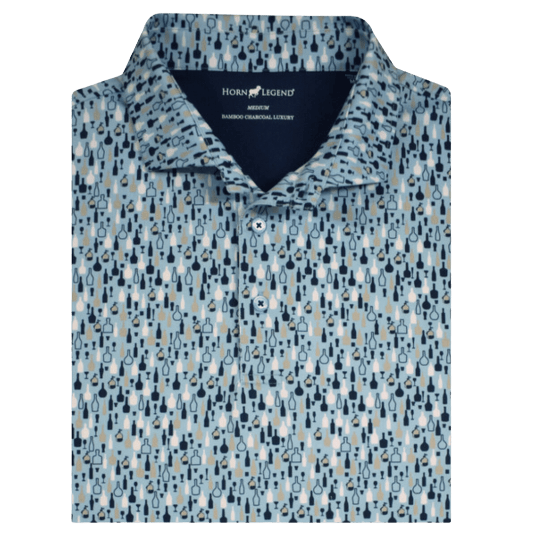 Fayetteville Horn Legend Pattern Polo - Shop B - Unlimited - men resort