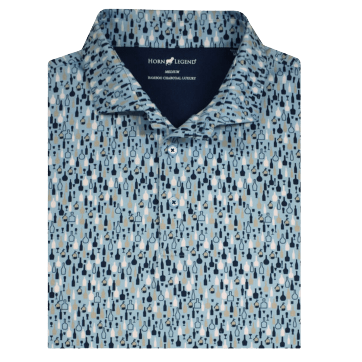 Fayetteville Horn Legend Pattern Polo - Shop B - Unlimited - men resort