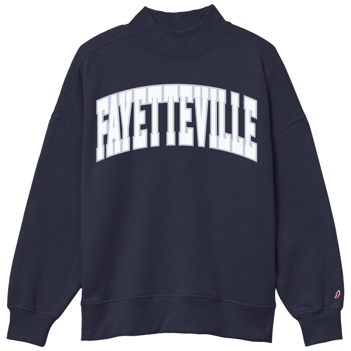 Fayetteville Mock Neck Sweatshirt - Game Day Apparel - 