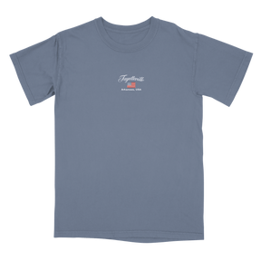 Fayetteville Vintage Flag Embroidered T-Shirt - Shop B - Unlimited - men tee