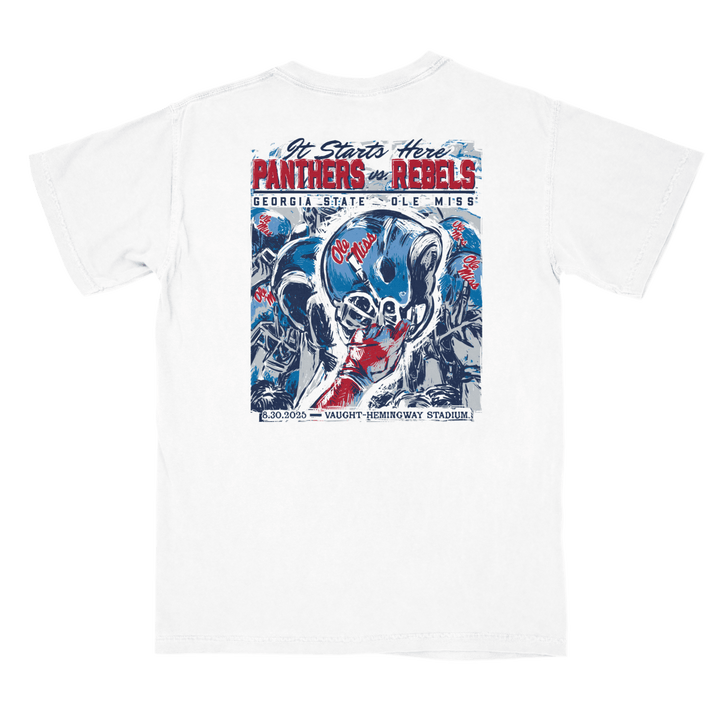 Georgia State vs. Ole Miss Game Day 2025 T-Shirt - Shop B - Unlimited - 