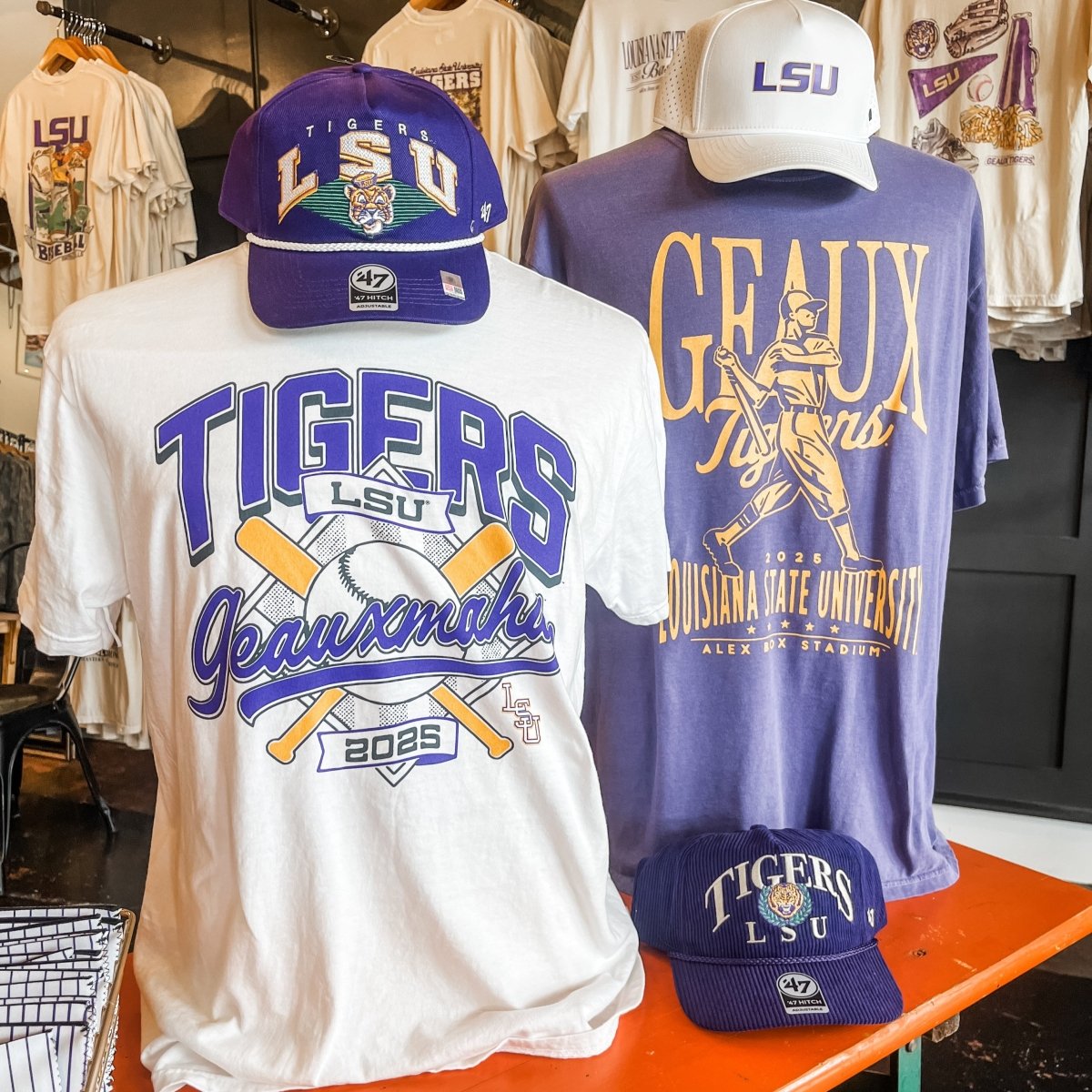 LSU 2025 Baseball Regional Geauxmaha T-Shirt - Shop B - Unlimited - men tee