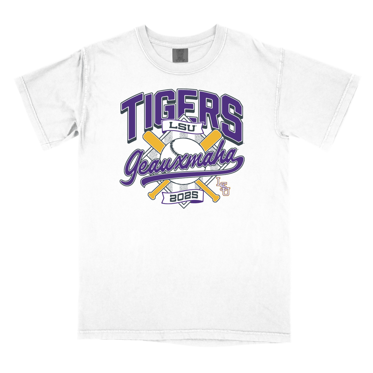 LSU 2025 Baseball Regional Geauxmaha T-Shirt - Shop B - Unlimited - men tee