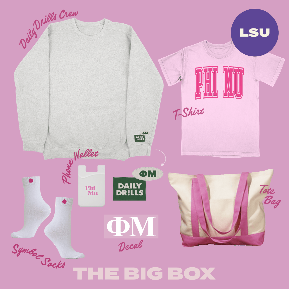 LSU 2025 Big Bid Day Box - Shop B - Unlimited - Bid Day Box 2024