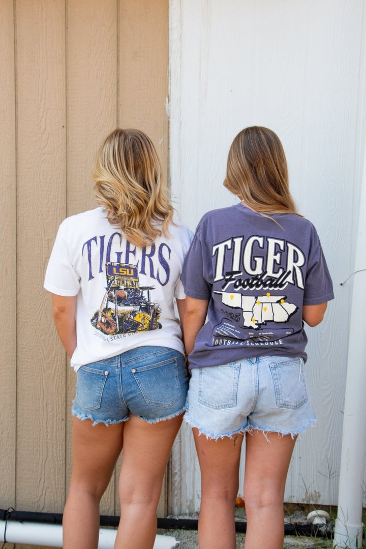 LSU 2025 Football Schedule T-Shirt - Shop B - Unlimited - men tee