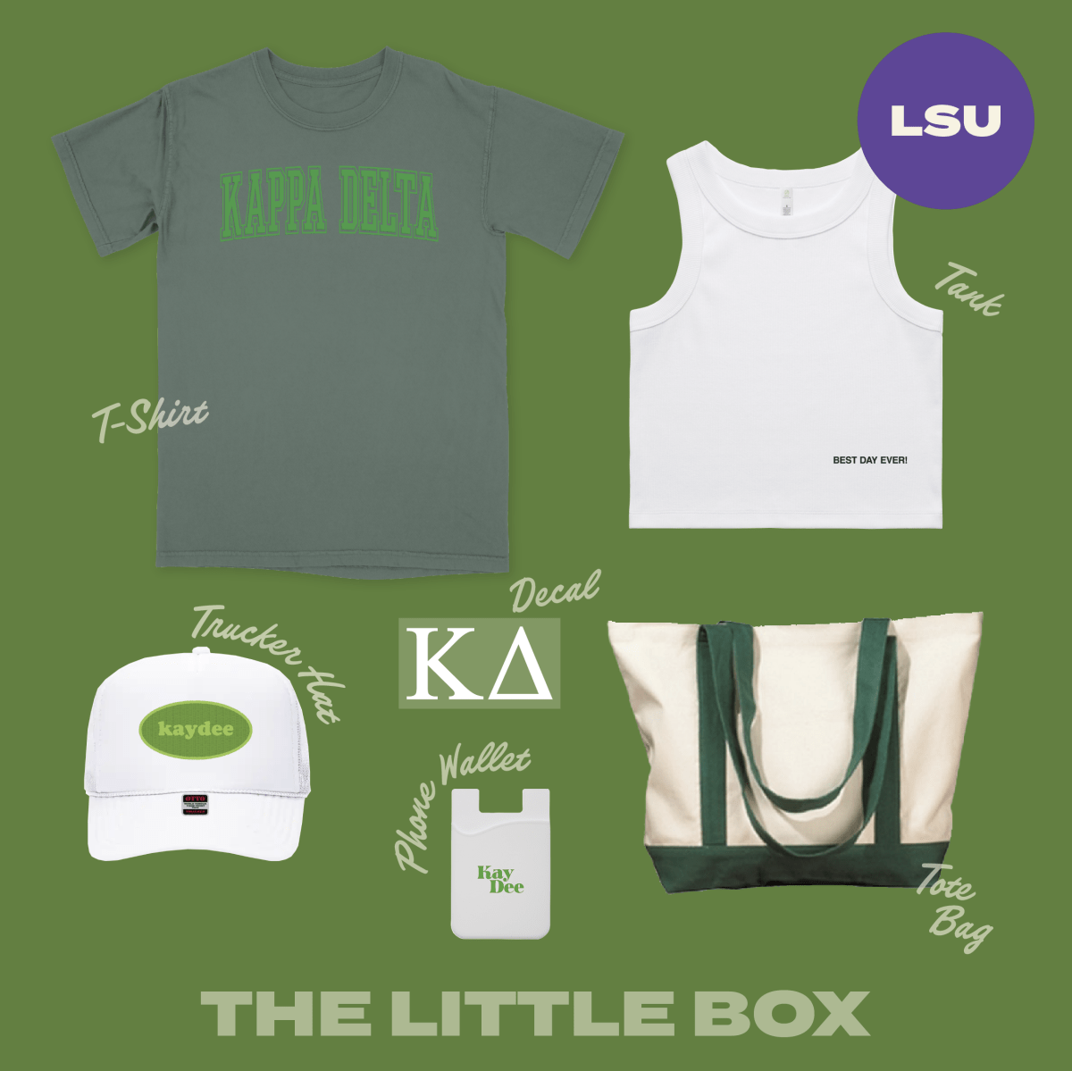 LSU 2025 Little Bid Day Box - Shop B - Unlimited - Bid Day Box 2024