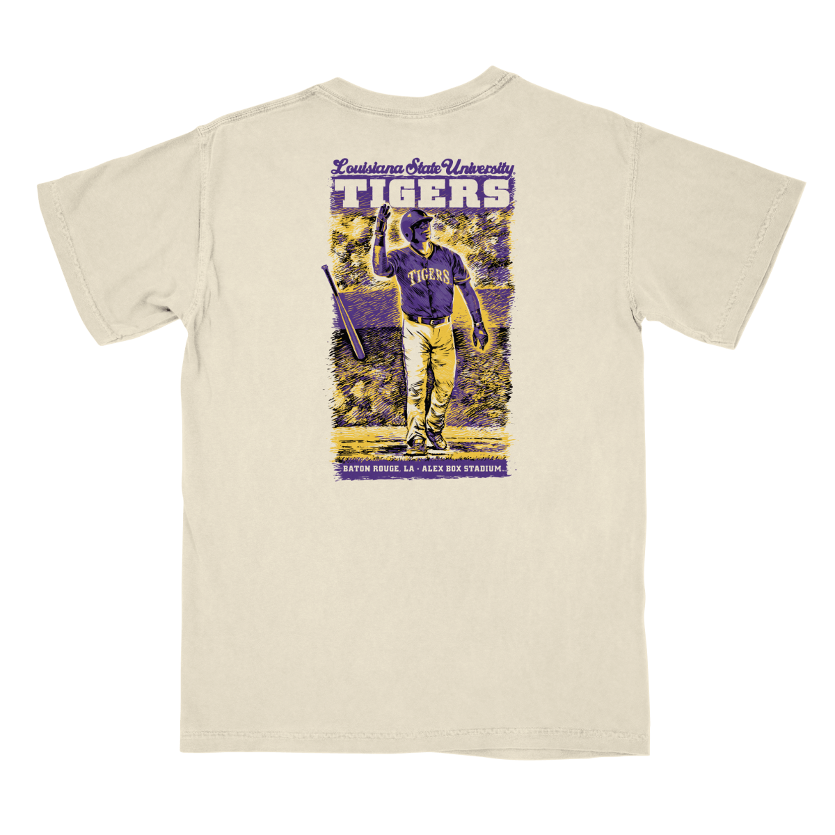 LSU Bat Flip T-Shirt - Shop B - Unlimited - men tee