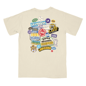 LSU Button Stash T-Shirt - Shop B - Unlimited - men tee