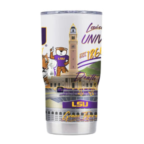 LSU Campus Icons Tumbler - Shop B - Unlimited - novelty drinkware