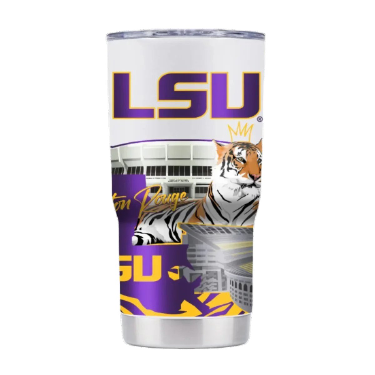 LSU Campus Icons Tumbler - Shop B - Unlimited - novelty drinkware