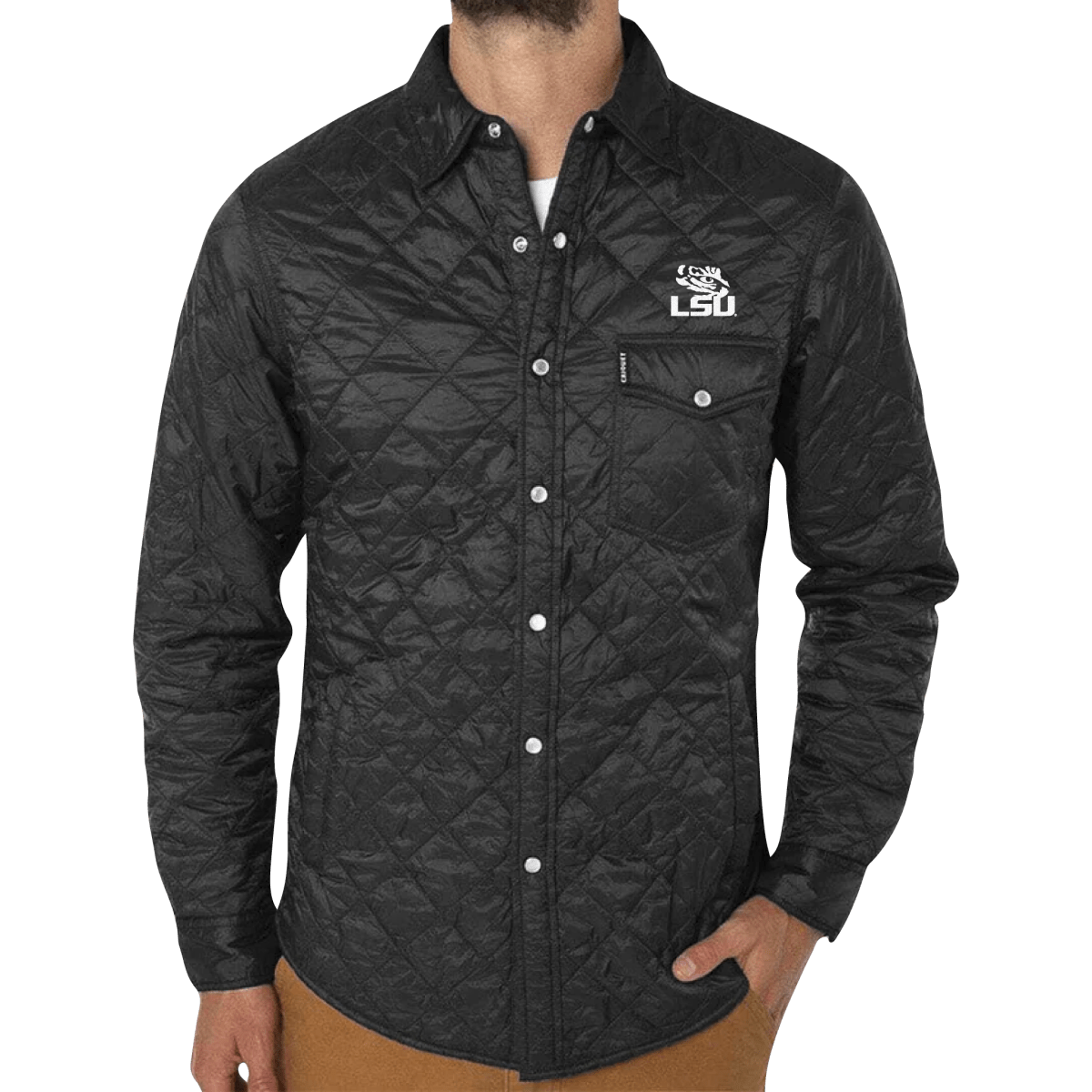 LSU Criquet Quilted Shacket - Shop B - Unlimited - men resort