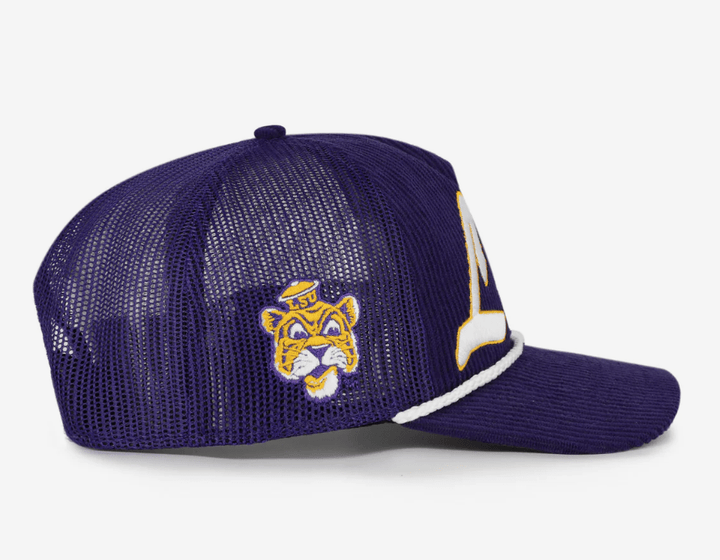LSU Double Header Mesh 47 Brand Hitch Hat - Shop B - Unlimited - caps adjustable