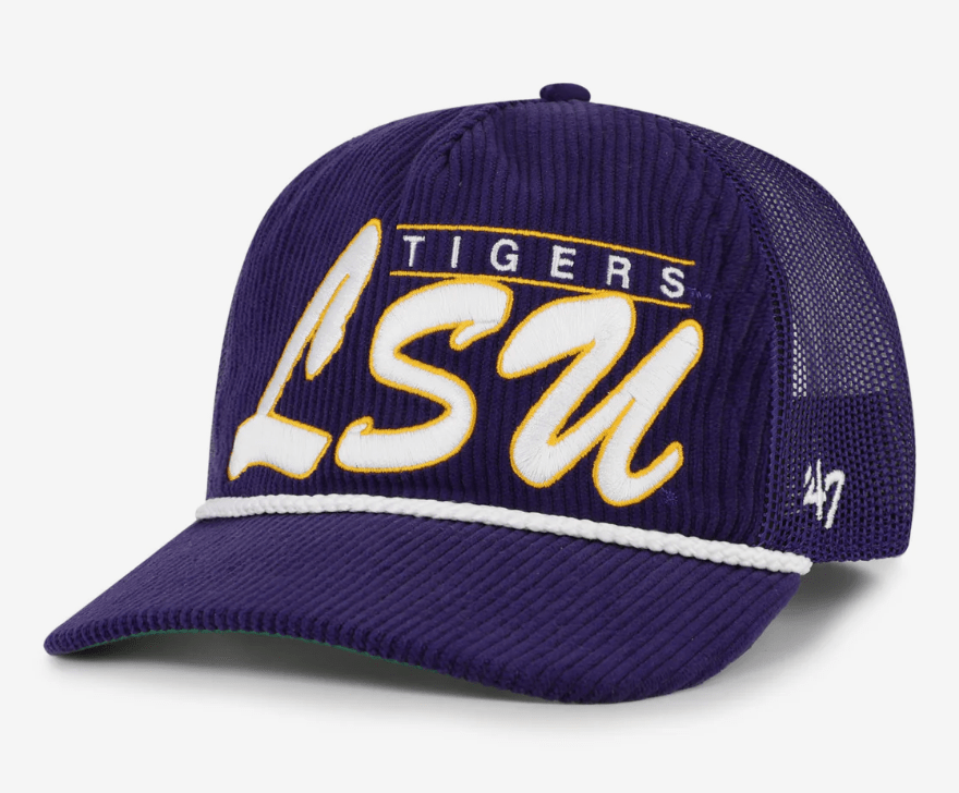 LSU Double Header Mesh 47 Brand Hitch Hat - Shop B - Unlimited - caps adjustable