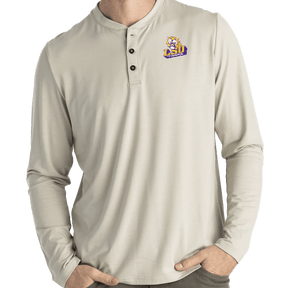 LSU Free Fly Men's Bamboo Flex Long Sleeve Henley - Shop B - Unlimited - men henley